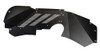 Go Rhino Front Inner Fender Liners - Textured Black