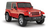 Bushwacker Factory Coverage Pocket Style Fender Flare Set Front Black