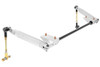 RockJock Front Antirock Sway Bar Kit w/ Aluminum Arms and Brackets