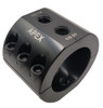 Apex Chassis Steering Stabilizer Clamp, 1.5in - Black