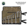 Overland Vehicle Systems 21209941 Waxed Canvas Wrench Tool Roll Storage Bag - Small (12 Slot)