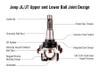 Apex Chassis Front Ball Joint Kit (Non-Knurled)