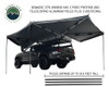 Overland Vehicle Systems Nomadic 270-Degree Awning, Dark Gray w/Black Transit Cover, Driver Side