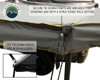 Overland Vehicle Systems Nomadic 270 Driver Side Awing w/ Bracket Kit and Extended Poles - Dark Gray