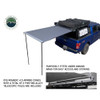 Overland Vehicle Systems Nomadic Awning 4.5ft w/ Black Cover