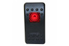 Bulldog Winch Rocker Switch - Momentary (ON)/OFF Lighted Red 3-Pin