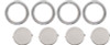 Kentrol 8-Pieces Air Vent Assembly - Polished Silver