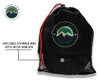 Overland Vehicle Systems 19069916 Tow Strap in Gray with Black Ends & Storage Bag 30,000 Lbs Break Strength & 3" x 30'