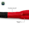 Overland Vehicle Systems Brute Kinetic Recovery Rope 0.625in x 20ft - Storage Bag Included