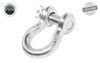 Overland Vehicle Systems 19019905 3/4" 4.75 Ton D-Ring Recovery Shackles in Zinc - Single