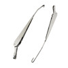 Kentrol Windshield Wiper Arm Set - Polished Silver