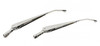 Kentrol Windshield Wiper Arm Set - Polished Silver
