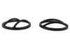 Kentrol Fog Light Cover Set - Textured Black