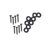 Kentrol Euro Headlight Guard Set - Powdercoat Black
