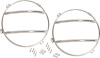 Kentrol 6-Pieces Headlight and Marker Cover Set - Polished Silver