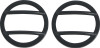 Kentrol 6-Pieces Headlight and Marker Cover Set - Powdercoat Black