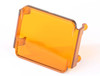 Rugged Ridge 3 Inch Square LED Light Cover, Amber