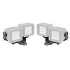 Go Rhino Dual 3x3 Cube Offset Light Hood Hinge Mounts