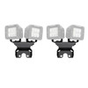 Go Rhino Dual 3in LED Cube Hard Top Rear Light Mounts - Pair