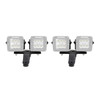 Go Rhino Dual 3in Cube Windshield Cowl Light Mounts - Pair