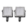 Go Rhino 6in Single Q4 Series LED Light Windshield Cowl Mounts - Pair