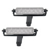 Go Rhino Dual 6in Single Row LED Light Windshield Cowl Mounts - Pair