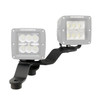 Go Rhino Dual 3in Cube Windshield Cowl Offset Mounts