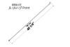 Synergy Manufacturing Stainless Braided Brake Line Kits, Front