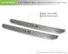 DV8 Offroad D-JL-180014-SIL2 Front Sill Plates with DV8 Logo for 18-26 Jeep Wrangler JL & Gladiator JT