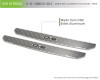 DV8 Offroad D-JL-180014-SIL2 Front Sill Plates with DV8 Logo for 18-26 Jeep Wrangler JL & Gladiator JT