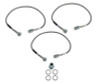 Russell Stainless Steel Brake Hose Kit for 82-86 Jeep CJ5, CJ7 & CJ8