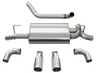 Corsa Performance 21014 dB Performance by Corsa Dual Rear Exit Axle Back Sport Exhaust for 18-26 Jeep Wrangler JL