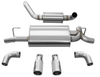 Corsa Performance 21016 dB Performance by Corsa Dual Rear Exit Axle Back Touring Exhaust for 18-26 Jeep Wrangler JL