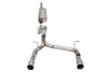 Corsa Performance 21124 Dual Rear Cat-Back System with Polished Tips for 18-26 Jeep Wrangler JL Unlimited 4-Door with 3.6L