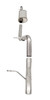 Corsa Performance 21121 Cat-Back System with Turned Down Tip for 07-18 Jeep Wrangler JK Unlimited 4-Door
