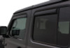 AVS 194811 Window Deflector Ventvisor In-Channel in Smoke (4 Piece) Set for 18-26 Jeep Wrangler JL Unlimited & Gladiator JT