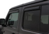 AVS 194811 Window Deflector Ventvisor In-Channel in Smoke (4 Piece) Set for 18-26 Jeep Wrangler JL Unlimited & Gladiator JT