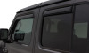 AVS 194249 In-Channel Ventvisor in Smoke for 07-18 Jeep Wrangler Unlimited JK 4 Door with Full-Framed Doors