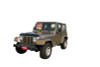 AVS 92054 Ventvisors in Smoke for 97-06 Jeep Wrangler TJ & Unlimited