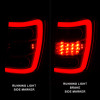 Anzo USA LED Tail Lights with C Light Bar for 99-04 Jeep Grand Cherokee WJ