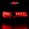 Anzo USA 311268 Red & Clear LED Tail Lights for 14-22 Jeep Grand Cherokee WK2