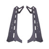 Anzo USA 851034 Windshield Light Bar Brackets for 97-06 Jeep Wrangler TJ