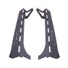 Anzo USA 851034 Windshield Light Bar Brackets for 97-06 Jeep Wrangler TJ