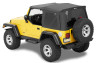 Bestop Supertop NX Soft Top with Tinted Windows without Upper Doors for 97-06 Jeep Wrangler TJ