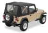 Bestop Sailcloth Replace-a-top Soft Top with Half Door Skins for 88-95 Jeep Wrangler YJ