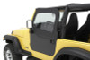 Bestop 5179515 HighRock 4x4 Element Upper Doors in Black Denim for 80-95 Jeep CJ-7, CJ-8 Scrambler & Wrangler YJ