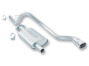 Borla 140071 T-304 Stainless Steel Cat-Back System for 97-01 Jeep Cherokee XJ with 4.0L
