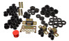 Energy Suspension 2.18103G Complete Hyper-Flex Suspension Bushing Kit Complete Suspension Bushing Kit in Black for 76-79 Jeep CJ5 and CJ7