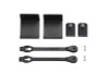 Fabtech FTS24265 Cargo Rack Traction Board Mount for 20-26 Jeep Gladiator JT