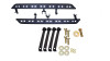 Fishbone Offroad FB23143 Step Sliders for 20-26 Jeep Gladiator JT